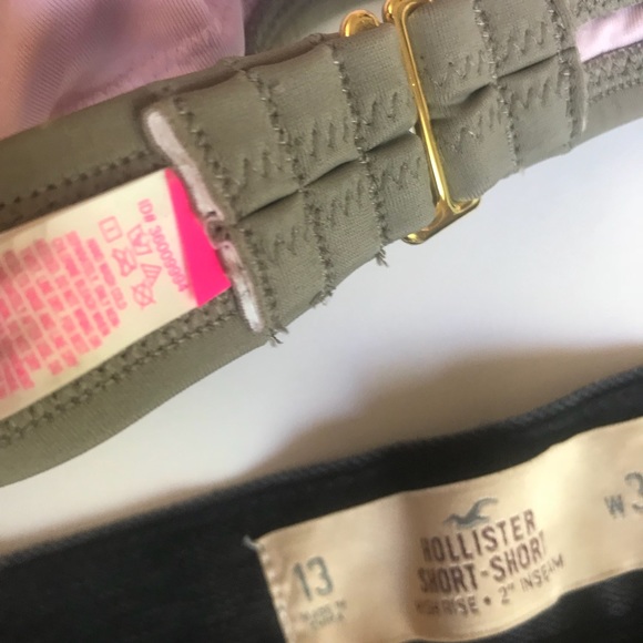 NWOT army green VS boho Bandeau L - Picture 3 of 4